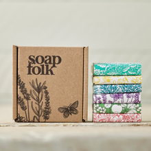 Load image into Gallery viewer, Soap Folk travel set mini soaps