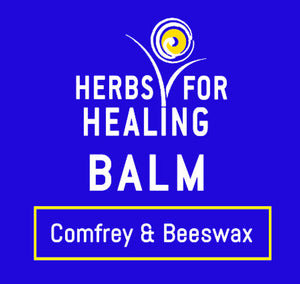 Herbs For Healing Balm with Comfrey and beeswax