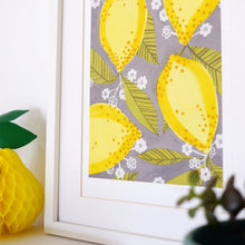 Load image into Gallery viewer, Stephanie Cole Design “Lemons” A4 print (STECO)