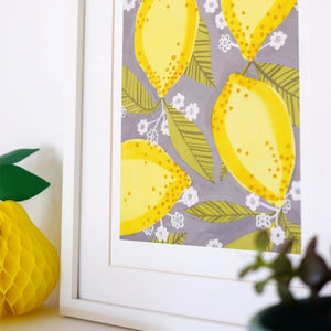 Stephanie Cole Design “Lemons” A4 print (STECO)
