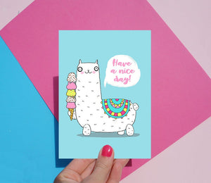 Forever Funny "Have a nice day!" greetings card