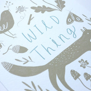 Stephanie Cole Design “Wild thing” A4 print (STECO)