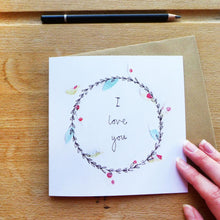 Load image into Gallery viewer, Charlotte Macey &quot;I love you&quot; greetings card (CMT114)