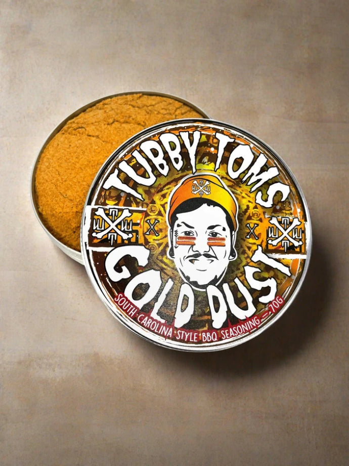 Tubby Tom’s Gold dust seasoning tin 