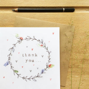 Thank you greetings card (CMT101)