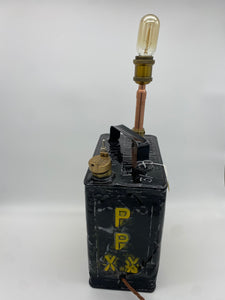 Petrol can lamp (Roy Kay)