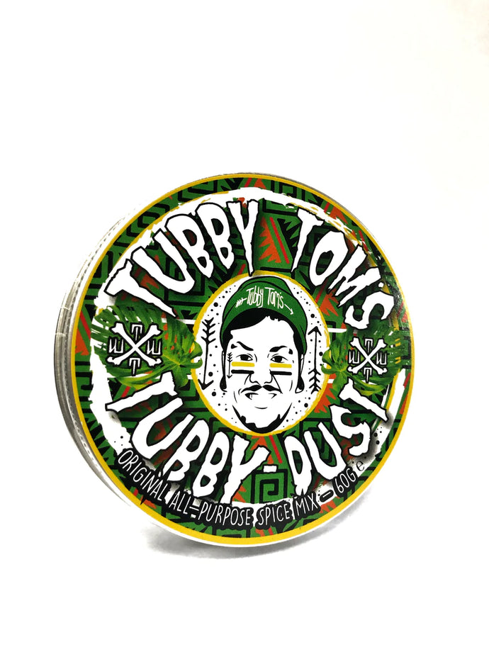 Tubby Tom's Tubby dust seasoning tin 