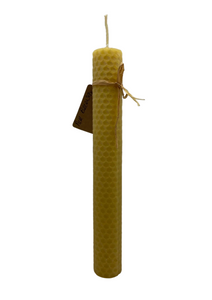 Hand rolled beeswax candle