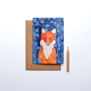 Stephanie Cole Design "Fox" greetings card 