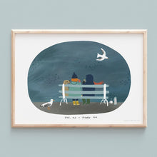 Load image into Gallery viewer, Stephanie Cole Design “You me and a chippy tea” A4 print (STECO)