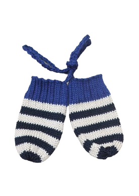 Amanda Hawkins Knitwear hand knitted  cotton mittens 