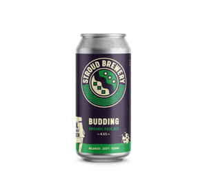 Stroud Brewery "Budding" pale ale can 4.5% ABV 440ml