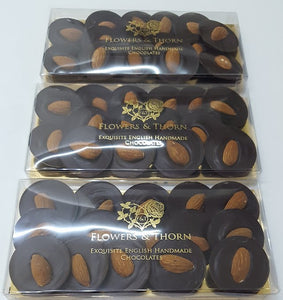 Flowers and Thorn Dark chocolate almond and rose drops (FANDT)