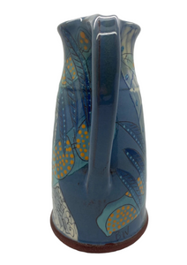 Bridget Williams Pottery “micro blue” large Jug (BW70m)