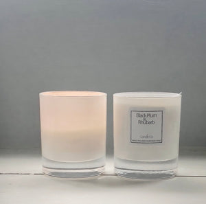 CandleCo Black plum and rhubarb scented candle