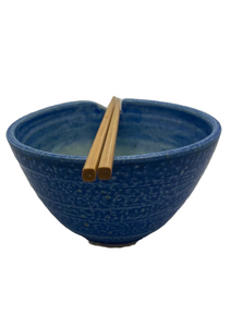 Lansdown Pottery ash blue noodle bowl 