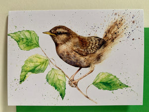 Amy Primarolo Art “Wren” greetings card (Amy)