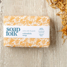 Load image into Gallery viewer, Soap Folk Calendula organic soap 