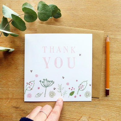 Thank you greetings card (CMT)