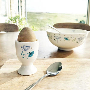 Charlotte Macey "Blue parsley" egg cups (CMT 111)