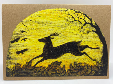 Deer greetings card (Nimpy)