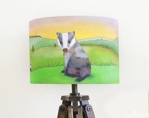 Ceridwen Hazelchild Design Badger lampshade (CHD)