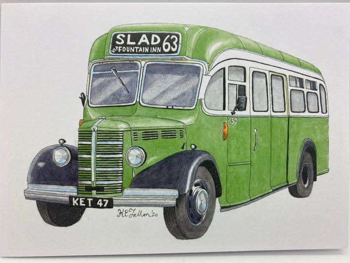 Broody Designs Slad bus greetings cards (Broody)