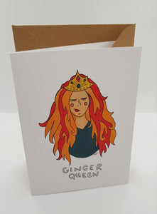 Lemon Street Cards "Ginger queen" greeting card