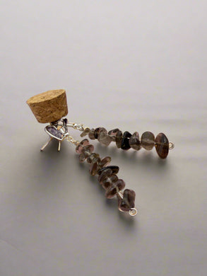 Smokey quartz earrings