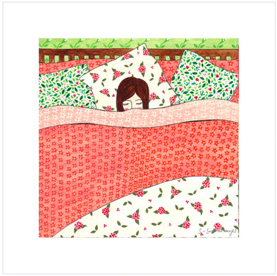 Sian Summerhayes “Goodnight girl“ art print