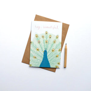 Stephanie Cole Design “Hey beautiful” greetings card 