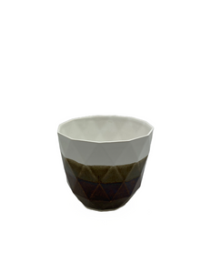 Adam Pilmer Ceramics large geometric wine tumbler (AHRP)