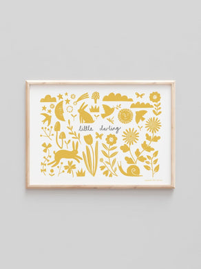 Stephanie Cole Design “Little darling” A4 print