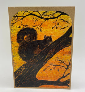 Squirrel greetings card (Nimpy)