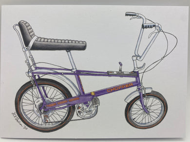 Broody Design Raleigh Chooper greetings card (Broody)