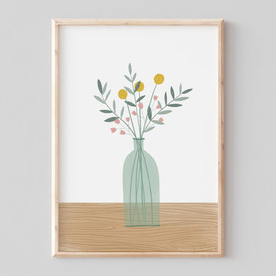 Stephanie Cole Design “Flowers” A4 print