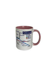 Load image into Gallery viewer, Pink Stroud underground mug (metro)