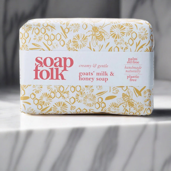 Soap Folk -Soap Folk - Organic goat's milk and honey soap 105g