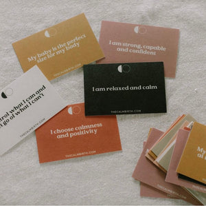 The Calm birth affirmation cards (Calm)