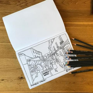 Patsy Gamble art "The Stroud Colouring Book" (Gamble)