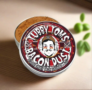 Tubby Tom's bacon dust tin 