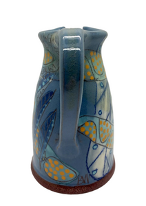 Bridget Williams Pottery “micro blue” jug (BW54m)