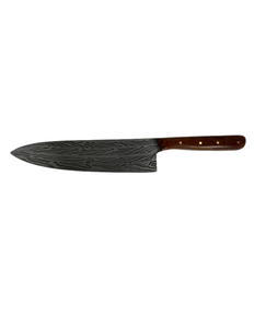 Scratch Knives Damascus kitchen knife 19cm blade (Lees)
