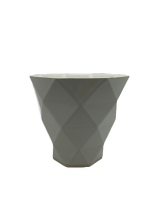 Adam Pilmer Ceramics geometric slip cast houseplant pot/vase (AHRP)