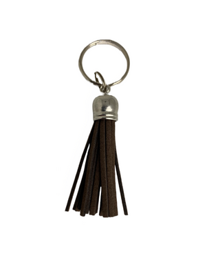 KJS Studio Dark brown leather key ring (KJS)