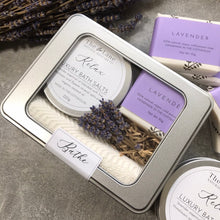 Load image into Gallery viewer, The Lane Natural Skincare Company Relax bathe gift set (the lane)