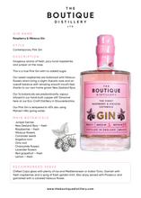 Load image into Gallery viewer, Boutique distillery pink Cotswold gin with raspberry’s and hibiscus flowers  50cl