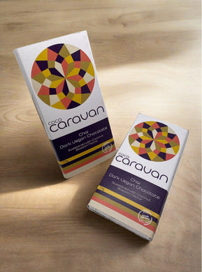 Coco Caravan Chai dark vegan chocolate bar 77g