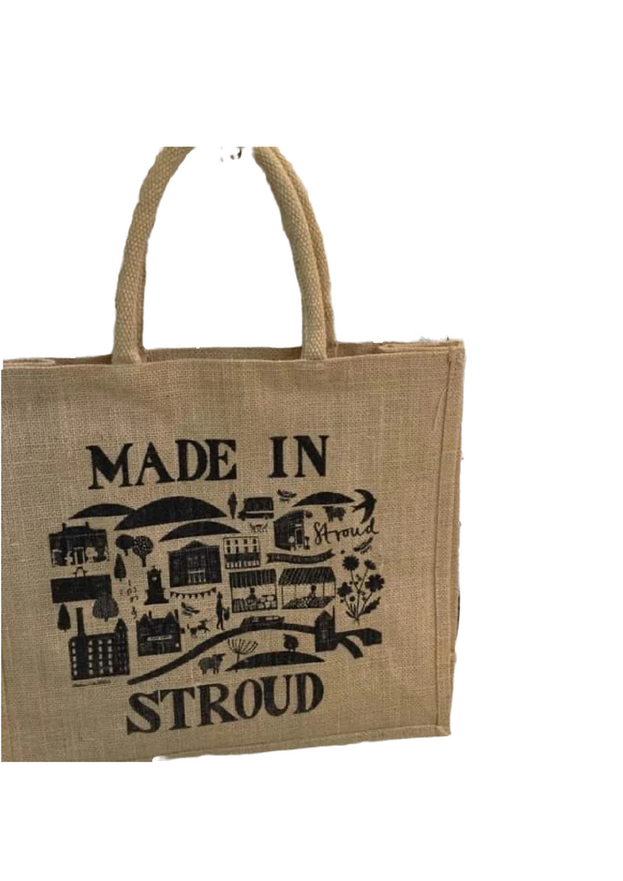 Made in Stroud jute bag