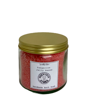 'Mermaid in Stroud' 'smells like tangerine jelly beans' bath soak